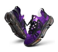 Cat and Moon Purple Men's Running Shoe 11.5women/9.5men（EUR43）