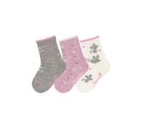 Cat and mouse patterned socks for girls Sterntaler (x3) Gris 27/30