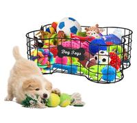 Cat and Puppy Chew-Proof Bone-Shaped Storage Box for Pet Supplies, Leashes, and Blankets