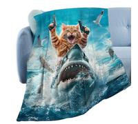 Cat and Throw Blanket,Cat And Throw Blanket Farm Decor Home Decoration