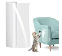 Cat Anti Scratch Tape - 30cm x 3m Cat Scratch Furniture Protector, Clear Training Self Adhesive Tape for Sofa, Couch, Carpet, Door | Trim, Peel, Stick