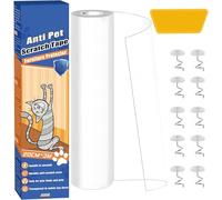Cat Anti Scratch Tape, Traceless Sofa Protectors from Pets, Wear-resistant Anti Scratch Furniture Protector to Stop Cats Scratching Furniture, Transparent Door Protector for Carpet, Couch (3m*20cm)
