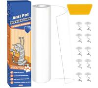Cat Anti Scratch Tape, Wear-resistant Door Protector, Traceless Anti Scratch Furniture Protector to Stop Cats Scratching Furniture, Transparent Sofa Protectors from Pets for Carpet, Couch