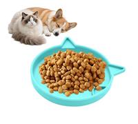 Cat Anti-Sling Bowl, Interactive Ergonomic Non-Slip Bowl, Slow Feeder for Cats, for Puppies, Kittens, Indoor & Outdoor Feeding, Meals, Dry & Wet Food & Clean