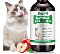 Cat Antibiotics,Antibiotics for Cats,Cat Allergy & Itch Relief,Yeast Infection Treatment for Cats,Natural Roasted Chicken Flavor 60ml