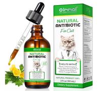 Cat Antibiotics for Infection, Natural Multivitamins Antibiotics for Cats & Dogs, Cat Antibiotic Supports Immune and Cats Allergy Itch Relief, Pet Antibiotics Supplements, Chicken Flavor, 2 Fl Oz