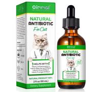 Cat Antibiotics, for Infections, Cough, & Teeth Moments, Pet Health Supplement Multivitamin Supports Allergy and Itch Relief, Herbal Supplem
