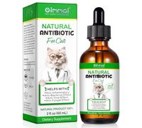 Cat Antibiotics, for Infections, Cough, & Teeth Moments, Pet Health Supplement Multivitamin Supports Allergy and Itch Relief, Herbal Supplement is Excellent for All Breeds and Ages, 2 oz
