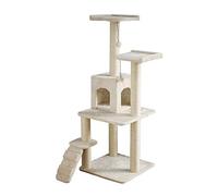 Cat Apartments Cat Climbing Frame Large Solid Wood Cat Climbing Frame Cat Nest Cat Tree One Sisal Cat Shelf Cat Frame Cat Villa Cat Jumping Platform Cat Tree Tower (White 61X8