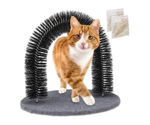 Cat arch Feline Massage Tunnel Lightweight Cat Grooming Arch Catnip Brush Arch