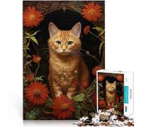 Cat Art Jigsaw Puzzles 2000 Pieces for Adults Stress Reliever Staycation Kill time Fun at Home Activities, Birthday Present,Travel Gifts, 70x100cm