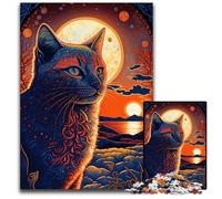 Cat Art Series Style 1000 Piece Jigsaw Puzzle Challenging Puzzles Brain Teaser Game for Teenagers Perfect 1000 PCS(38x26cm)