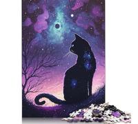 Cat Art Series Style 4 Puzzles 1000 Pieces for Teenagers Gifts Puzzle for Adults And Teenager Jigsaw Puzzles for Adults Educational Game Challenge Toy 38x26cm/1000pcs