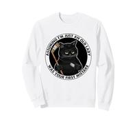 Cat Assuming I'm Just An Old Lady Was Your First Mistake Sweatshirt