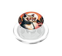 Cat At Ha Long Bay On A Vietnam Vacation PopSockets PopGrip for MagSafe