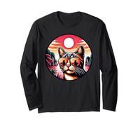Cat At Ha Long Bay Vietnam Long Sleeve T-Shirt