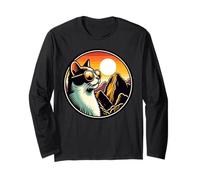Cat At Machu Picchu in Peru Long Sleeve T-Shirt