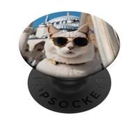 Cat At The Blue Mosque Istanbul PopSockets Adhesive PopGrip