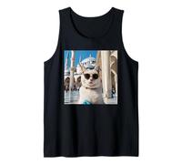 Cat at The Blue Mosque Istanbul Tank Top