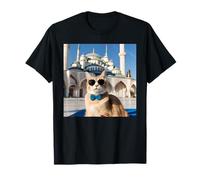 Cat at The Blue Mosque Istanbul, Turkey T-Shirt