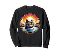 Cat At The Iceland Hot Springs And Island Sweatshirt