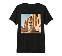 Cat At The Luxor Temple Premium T-Shirt