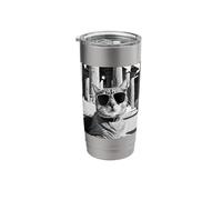 Cat At The Luxor Temple Stainless Steel Insulated Tumbler