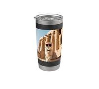 Cat At The Luxor Temple Stainless Steel Insulated Tumbler