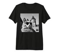 Cat At The Malbork Castle, Poland Premium T-Shirt