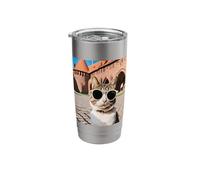Cat At The Malbork Castle, Poland Stainless Steel Insulated Tumbler