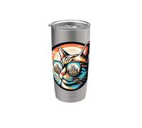 Cat At The Milan Cathedral Stainless Steel Insulated Tumbler