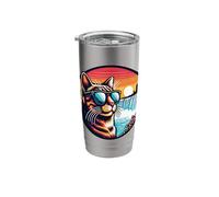 Cat At The Niagara Falls Stainless Steel Insulated Tumbler