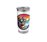 Cat At The Niagara Falls Stainless Steel Insulated Tumbler