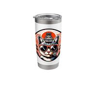 Cat At The Osaka Castle Stainless Steel Insulated Tumbler
