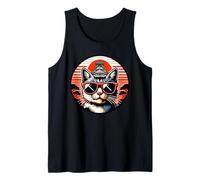 Cat At The Osaka Castle Tank Top