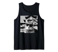 Cat At The Osaka Castle Tank Top