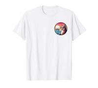 Cat At The Parthenon in Greece Value Graphic T-Shirt, Men, White, L