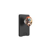 Cat At The Parthenon PopSockets PopWallet for MagSafe