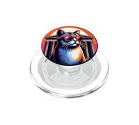 Cat At The Parthenon Ruins In Greece PopSockets PopGrip for MagSafe