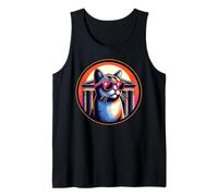 Cat At The Parthenon Ruins in Greece Tank Top