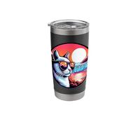 Cat At The Perito Moreno Glacier in Argentina Stainless Steel Insulated Tumbler