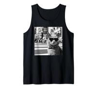 Cat at The Shibuya Scramble Crossing Tank Top