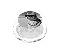 Cat At The Uyuni Salt Flats In Bolivia PopSockets PopGrip for MagSafe
