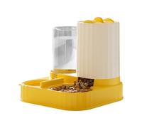 Cat Auto Feeder,2 in 1 Large Feeding Bowl | Automatic Feeder Cat Dry Food Water Dispenser | for Puppy Kitten Small Medium Breed Indoor Outdoor Home Balcony Garden Backyard