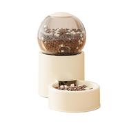 Cat Automatic Feeder - Automatic Drinking Bowl for Cats | Food and Drink Dispenser for Puppies | for Patio, Indoor, Living Room, Home, Holiday, Travel