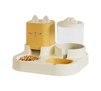 Cat Automatic Feeder - Large Capacity Dog Food Container Water Dispenser | Double Bowls with Automatic Drinking Bottle, Pet Feeder for Dogs Cats