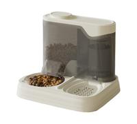 Cat Automatic Feeders | Large Capacity Pet Food Dispenser - Multifunctional 2-in-1 Feeding Dispenser for Multi-Pet Households, Apartment, Kitchen Bedroom