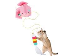 Cat Automatic Toy - Electric Interactive Plaything, Hangable Motion Teaser, Feline Engagement Activity, Instinct Driven Entertainment | for Indoor Hunting Simulation Mental Stimulation