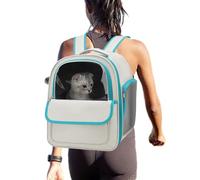Cat Backpack - Bubble Ventilated Pet Carrier, Small Dog Travel Backpack | Comfortable Cat Bag with Mesh, Puppies Carrier Bag, Stylish, Waterproof, Hands- Pet Backpack