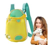 Cat Backpack Carrier - Adjustable Dog Chest Carrier,Legs out Pet Travel Backpack, Breathable Small Dog Backpack for Four Seasons Travel